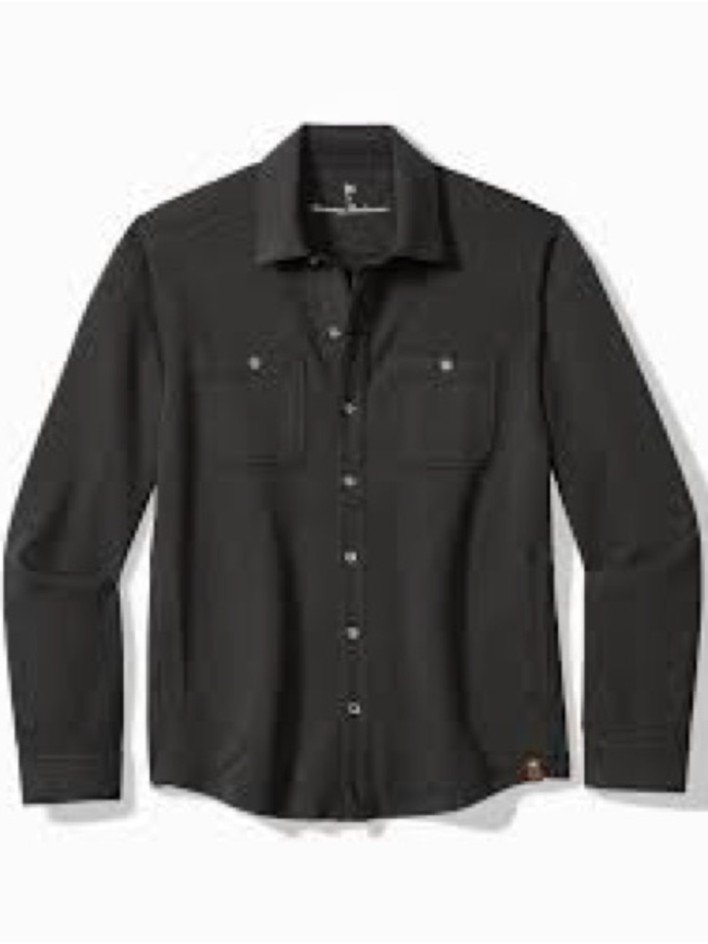 Tommy Bahama Black Lightweight Shirt Jacket